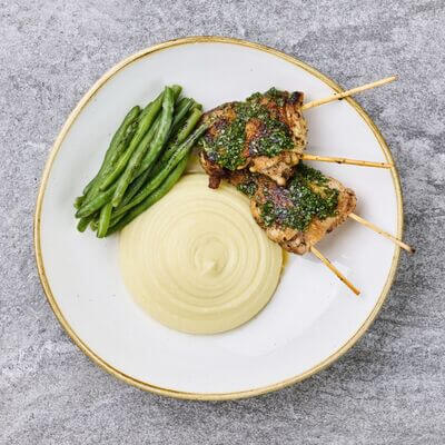 grilled chicken leg
